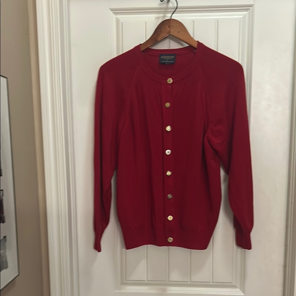 Straven 100 percent merino wool red L sweater